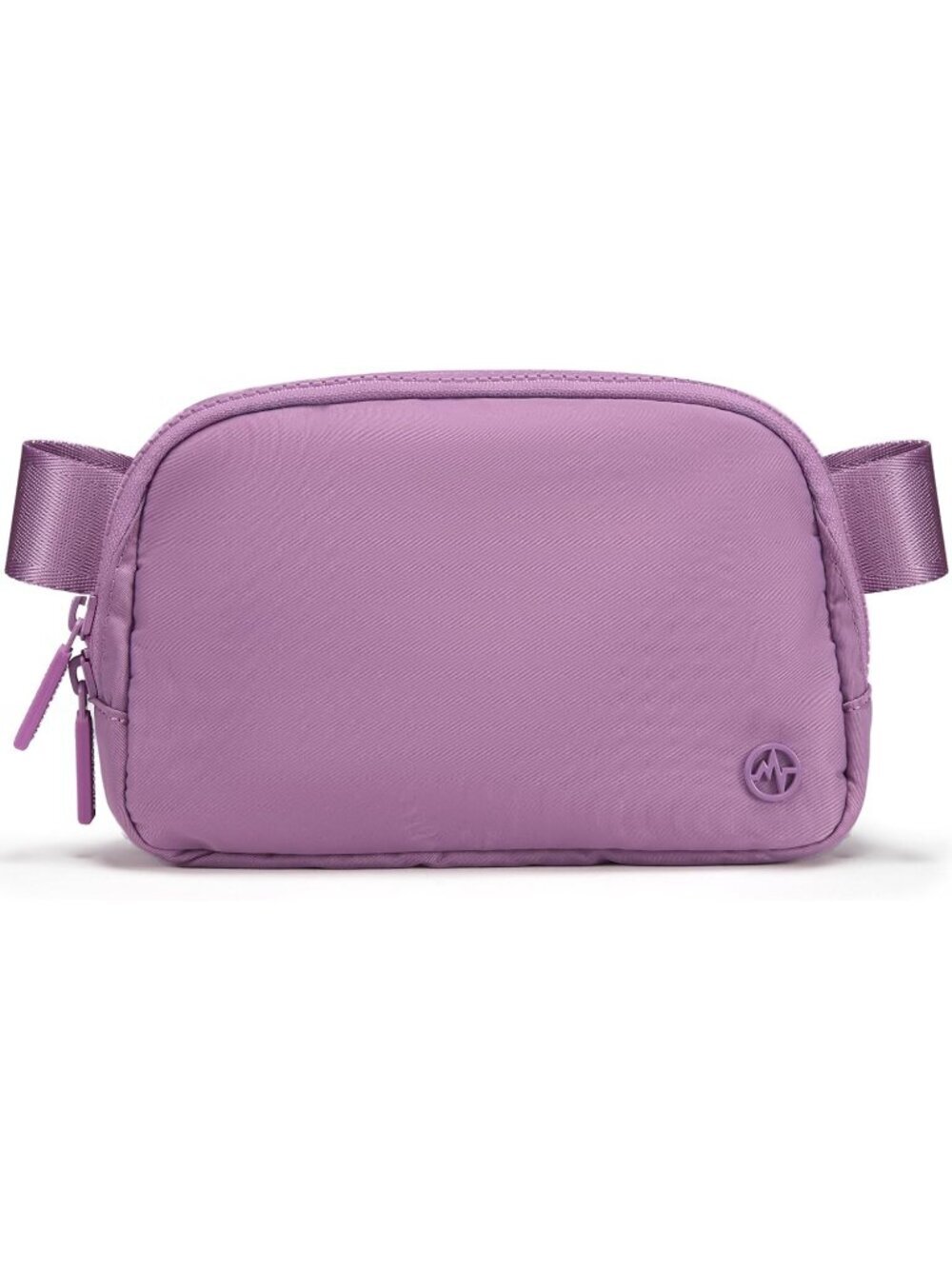 Women's Purple Water Repellent Waist Pack Crossbody Bag with Adjustable Strap